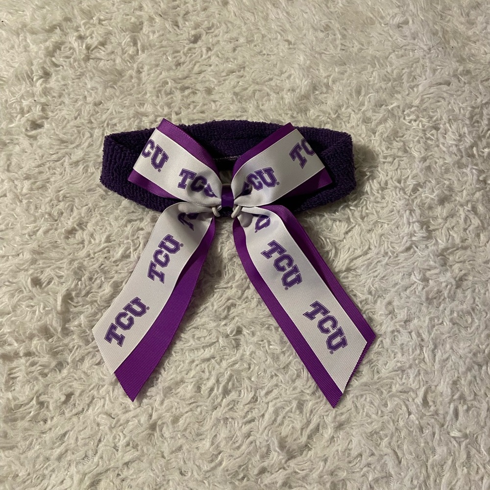 Sold-TCU Bow Headband